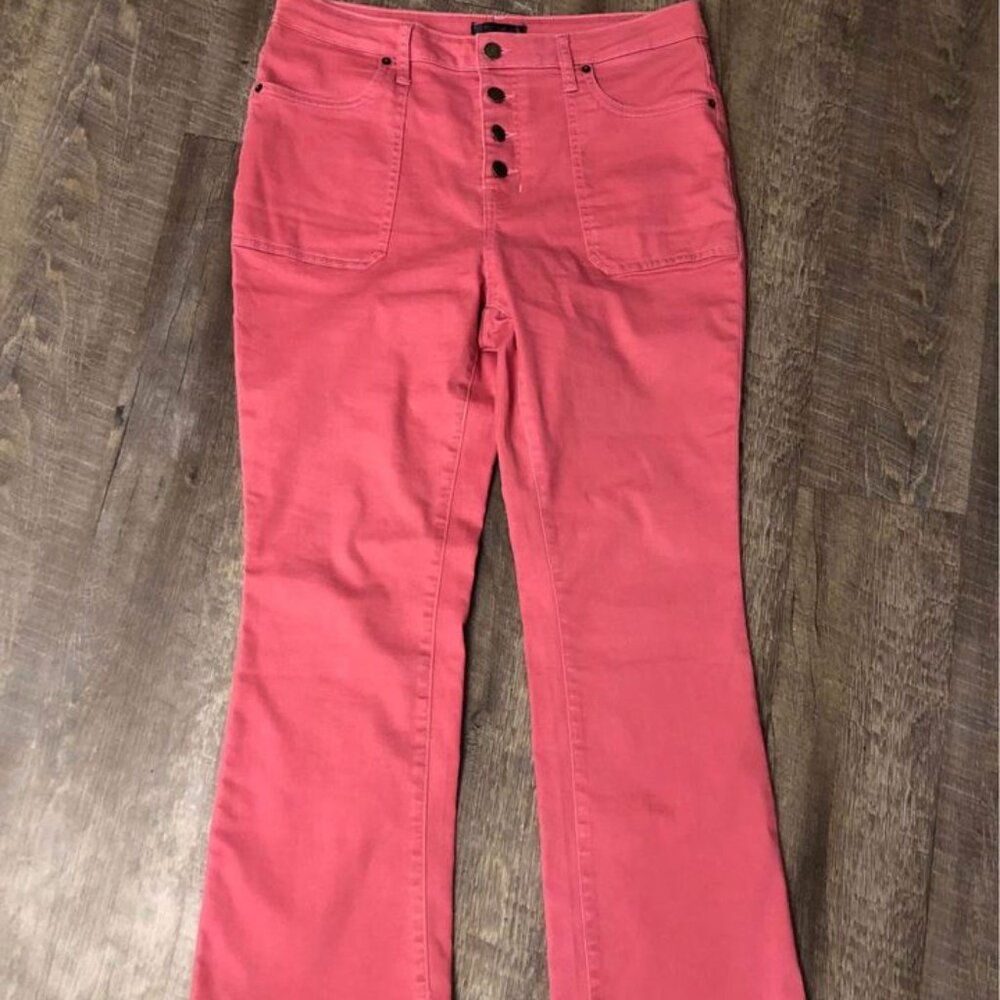 daily thread jeans, plus size jeans, pink jeans, colored jeans, daily thread pan